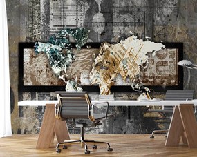 Gario Fototapeta Stará mapa sveta vintage Materiál: Vliesová, Rozmery: 250 x 175 cm