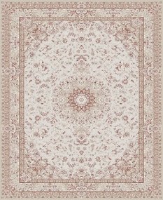 Koberec Jasmin 9871 CREAM – krémový so vzorom, akryl Rozmer: 80x150 cm