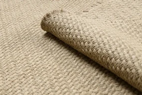 Koberec JUTE 3731 so strapcami, tmavobéžový
