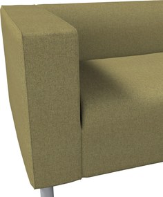 Poťah na sedačku Klippan (pre 4 osoby) farba produktu zelená látka zapletaná