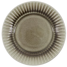 House Doctor Kameninový dezertný tanier Pleat Ø 16 cm