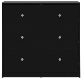 Čierna komoda Tvilum May, 72 x 68 cm