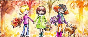 Obraz - Priateľstvo (120x50 cm)