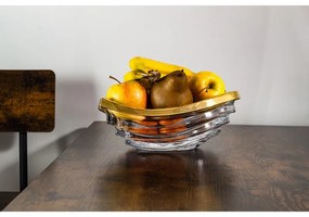KRIŠTÁĽOVÁ MISA BOHEMIA PRESTIGE WAVE MATT GOLD 305MM