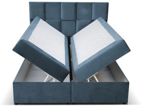 ERWIN 3D MANŽELSKÁ POSTEĽ 180X200 STARORUŽOVÁ ZAMATOVÁ LÁTKA