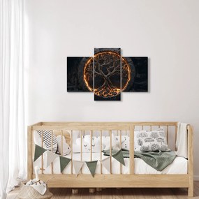 Obraz – Strom života v láve I. (90x60 cm)