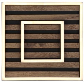 Globo 67345D - LED stropné svietidlo WOODY LED/18W/230V 3000K 30x30 cm