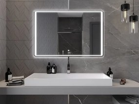 Mexen Zusa osvetlené zrkadlo do kúpeľne 120 x 80 cm, LED 6000K, protihmla - 9808-120-080-611-00