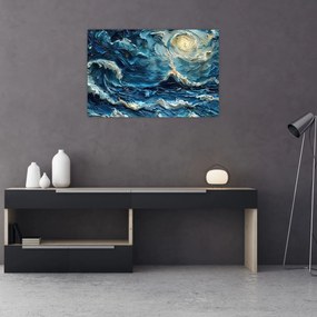 Obraz - Maľba oblohy a mora (90x60 cm)