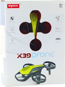 LEAN Toys Mini RC dron na diaľkové ovládanie Syma X36 štvorosý akrobacia žltý