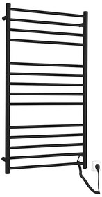 Sapho - Elektrický sušiak na uteráky REDONDO 130W/230V 63x116 cm matná čierna