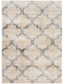 Kusový koberec shaggy Deniz krémový 120x170cm