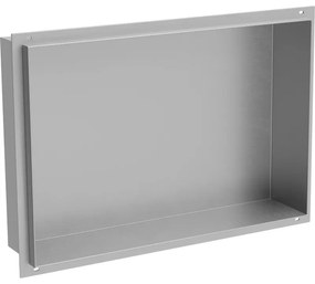 Mexen X-Wall-NR, polička na zapustenie pod obklad bez goliera 45 x 30 cm, oceľová, 1911453010