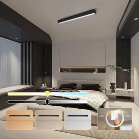 Immax NEO 07256L - LED Stmievateľné svietidlo LUNGO 38W/230V Wi-Fi Tuya čierna + DO