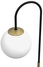 Stolná lampa CAMBRIDGE 1xE14/60W/230V čierna/mosadz
