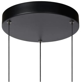 Lucide 24402/15/30 - LED Stmievateľný luster na lanku MARGARY 3xLED/4W/230V čierna