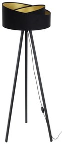Stojacia lampa GALAXY 1xE27/60W/230V čierna/wenge