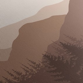Obraz - Hnedé pohorie N⁰1 (150x105 cm)