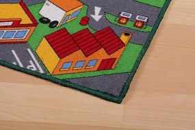 Detský koberec dedinkou