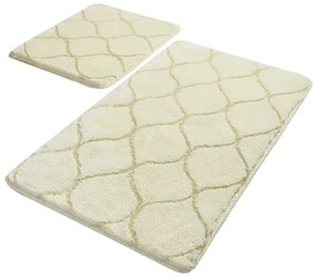 SADA 2x Kúpeľňová predložka INFINITY 60/100 cm béžová