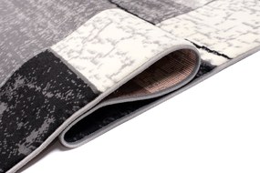 TA Koberec K872A DARK GRAY CHEAP PP CRM Sivý (tmavý) Obdĺžnikový Rozmer: 80x150 cm