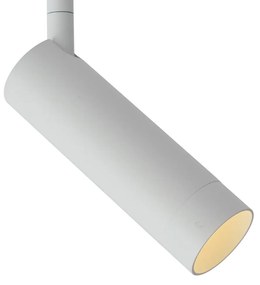 Moderný biely reflektor pre 1-fázový koľajnicový systém GU10 35mm - Slimline Uzzy