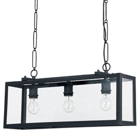 Závesné svietidlo Ideal lux 092881 IGOR SP3 NERO 3xE27 60W čierna