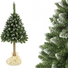 TRENDIE Vianočný stromček Borovica diamantová na pníku 160 cm