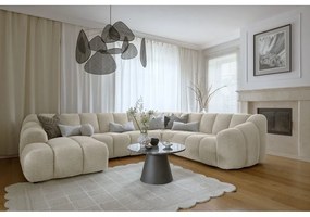 Béžová rohová pohovka (pravý roh/do tvaru "U") Shell – Miuform