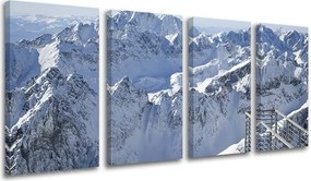 Obraz na stenu 4 dielny SLOVENSKO SK015E41