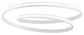 Redo 01-1890 - LED stmievateľný luster na lanku TORSION LED/35W/230V, pr. 75 cm, biely