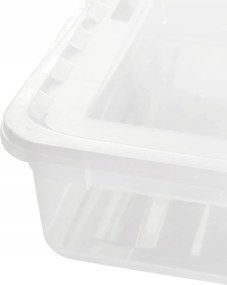 Keeeper Sada úložných boxov s vekom BEA Clearbox (3 x 1,7L, 2 x 5,5L, 3 x 18L), 39 x 33,5 x 25 cm