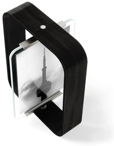 Čierny drevený stojací rámček 19x24 cm Bellwood – Umbra