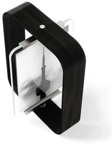 Čierny drevený stojací rámček 19x24 cm Bellwood – Umbra