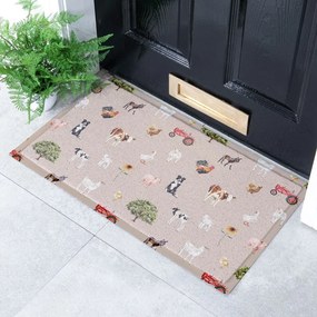 Rohožka z PVC 40x70 cm Farm Life – Artsy Doormats