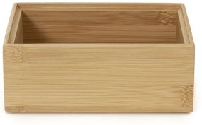 Organizér Compactor Bamboo Box, 15 x 7,5 x 6,5 cm, prírodné drevo