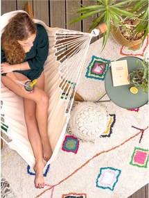 Marimex | Hojdacia sedačka so stojanom La Siesta Udine Organic, latte | 11640604