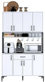 Set kuchynských skriniek Jenaretta 27 (biela + čierna). Vlastná spoľahlivá doprava až k Vám domov. 1107094