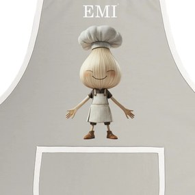 Kuchynská zástera Garlico EMI, sivá