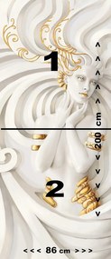 Fototapeta na dvere GOLDEN MERMAID 86x200 cm