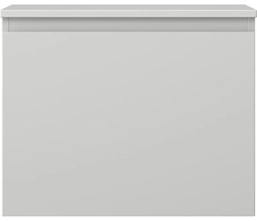 Mexen Orio, kúpeľňová skrinka 60 cm s hornou časťou, 1 zásuvka, sivá matná, 91A10-06047-1-BFC62