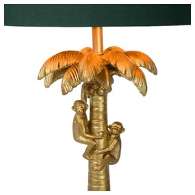 Lucide 10505/81/02 - Stolná lampa COCONUT 1xE27/60W/230V zlatá/zelená