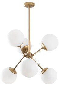 Luster na tyči GONDOL 6xE27/40W/230V