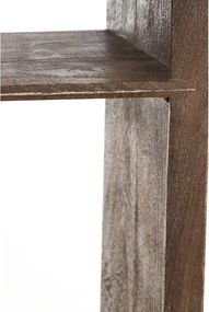 Knižnica z mangového dreva v prírodnej farbe 48x190 cm Sondrio – Light &amp; Living