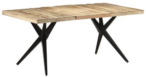 Jedálenský stôl 180x90x76 cm surové mangovníkové drevo 323569