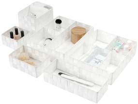 Organizér na bielizeň a doplky Compactor TEX - 5-dielny, 32 x 25 x 8 cm, biely