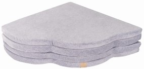 Penová hracia podložka mráčik: svetlosivá