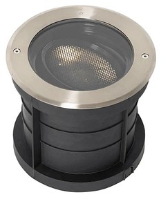 Vonkajšie zemné bodové svetlo oceľ AR111 nastaviteľné IP65 - Delux Honey