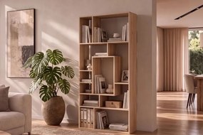 Dizajnový regál Timber 180 cm prírodné mango