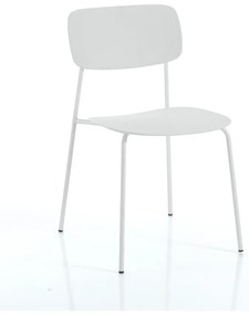 Biele jedálenské stoličky v súprave 2 ks Primary - Tomasucci